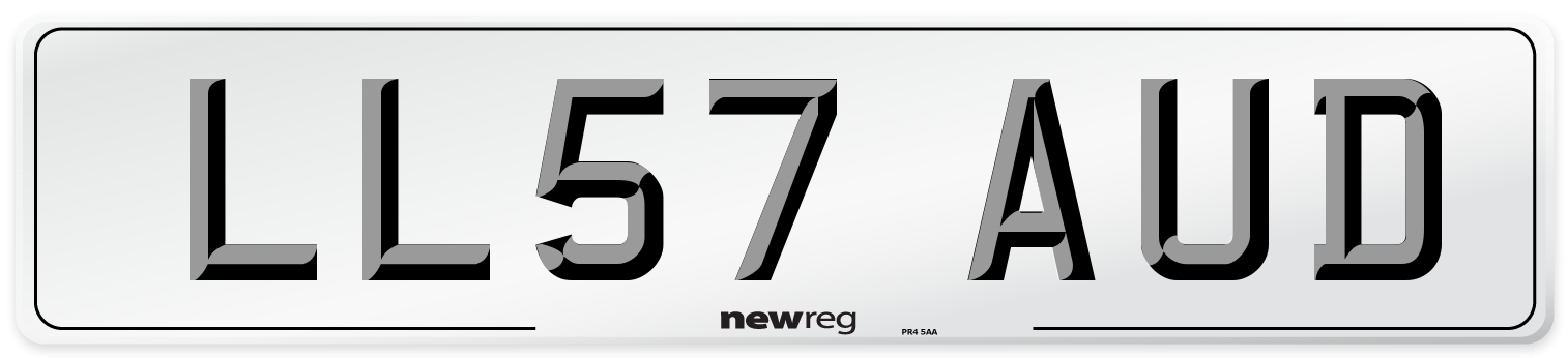 LL57 AUD Number Plate from New Reg